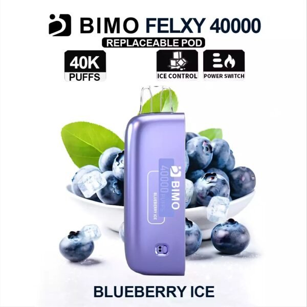 BIMO FELXY 40000 Pod – Blueberry Ice